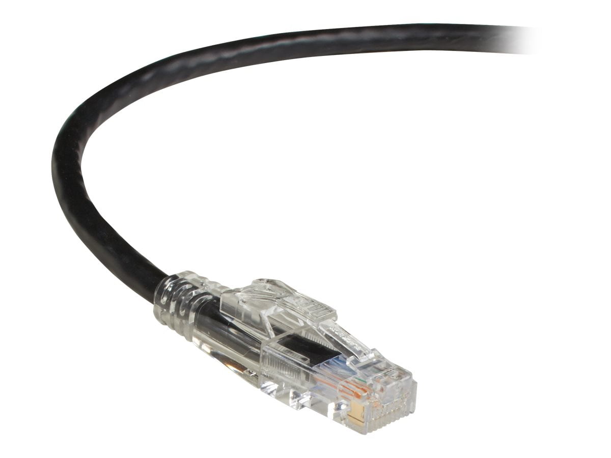 Black Box GigaTrue 3 - Patch cable - RJ-45 (M) to RJ-45 (M) - 9.1 m - UTP - CAT 5e - booted, stranded - black