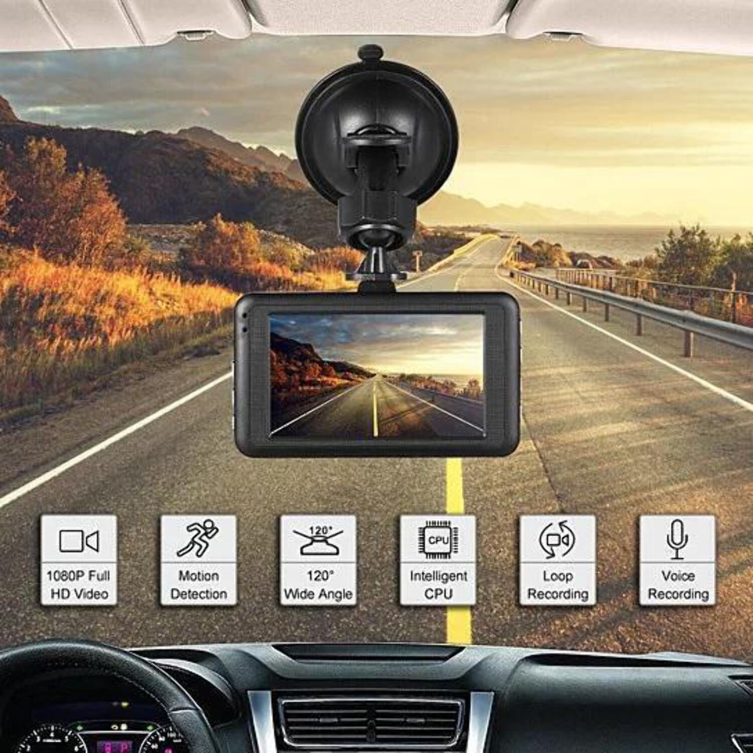Garmin Dash Cam 57 HD dash cam with Bluetooth® and GPS at Crutchfield