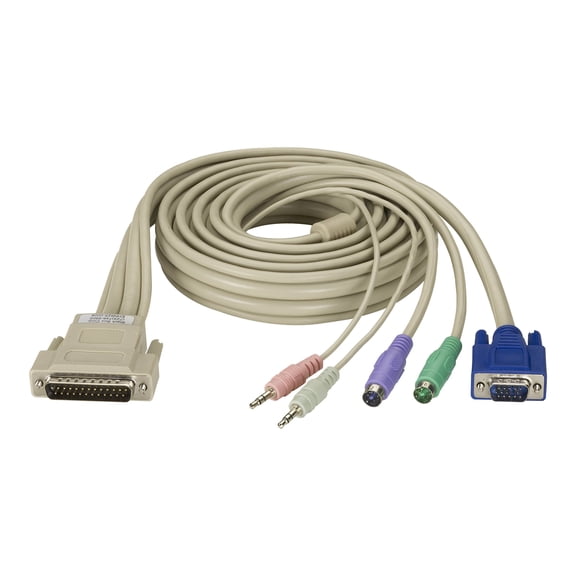 Black Box Network KVM Cable with Audio Cable EHN8250006