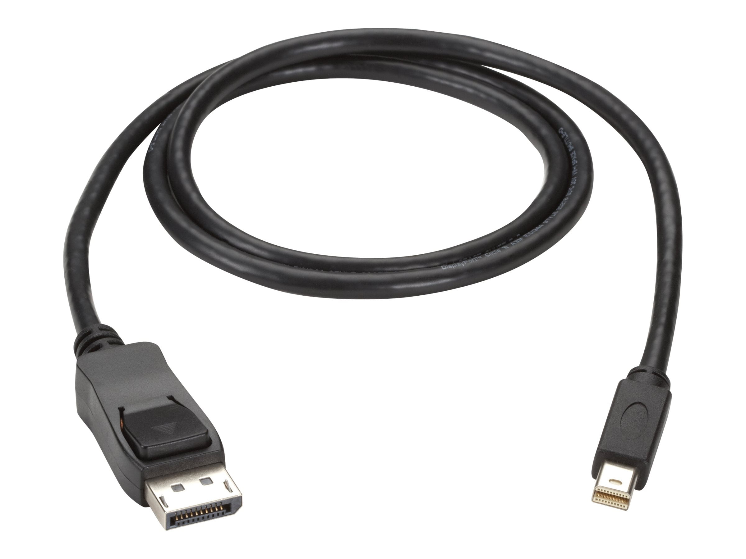 Black Box 6FT Mini DisplayPort to DisplayPort Cable - M-M - Black