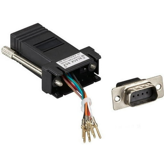 Black Box FA4509F-BK DB9 Colored Modular Adapter Kits (Unassembled)