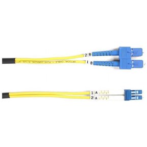 Black Box FOSM-001M-SCLC Fiber Patch Cable - 1M SM 9 Micron SC to L