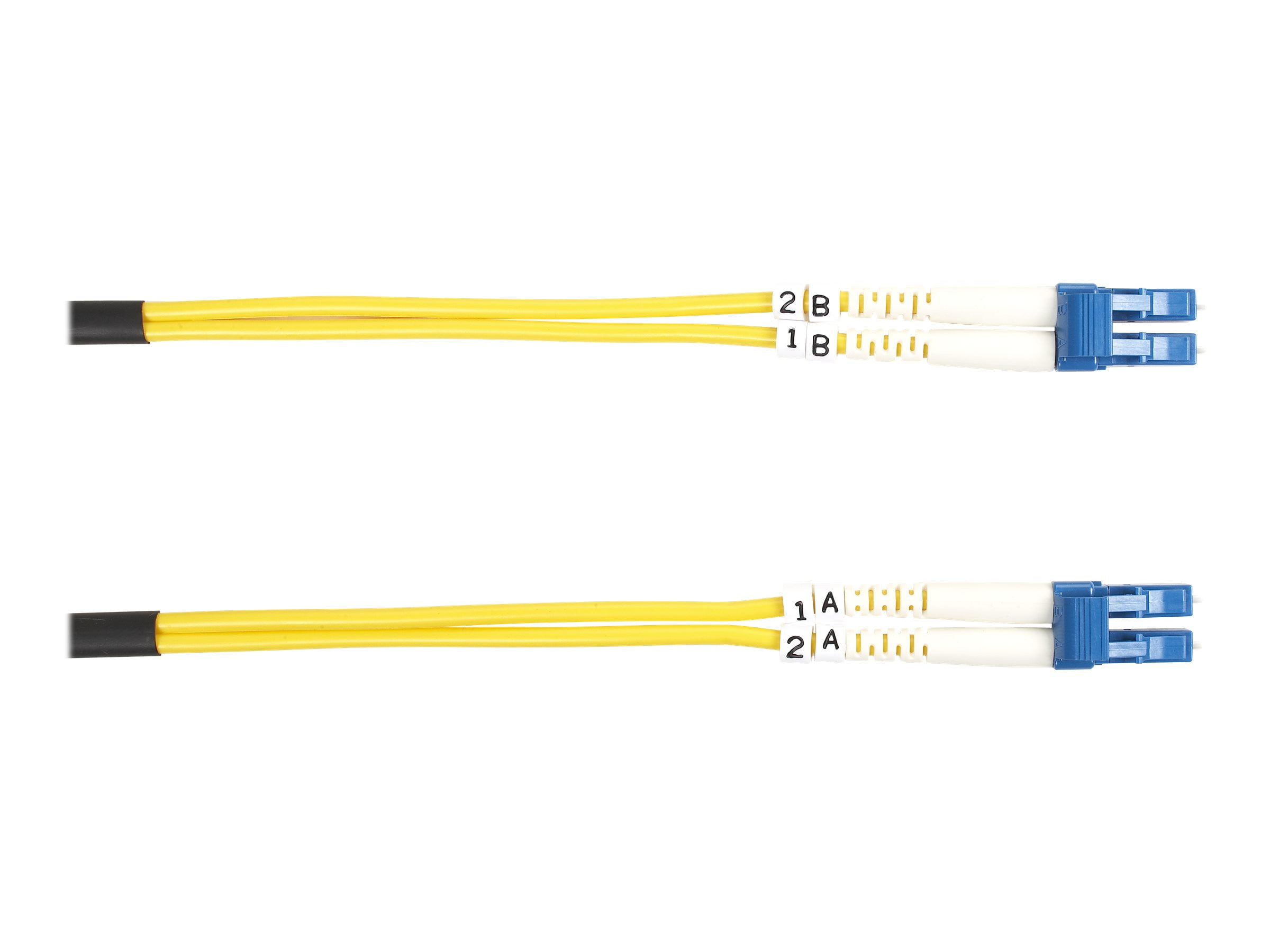 Black Box 32.81FT Single-Mode Value Line Patch Cable- LC-LC - M-M - Yellow