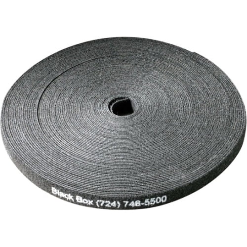 Black Box 26ft Hook and Loop Bundle Cable Wrap Black FT9545A