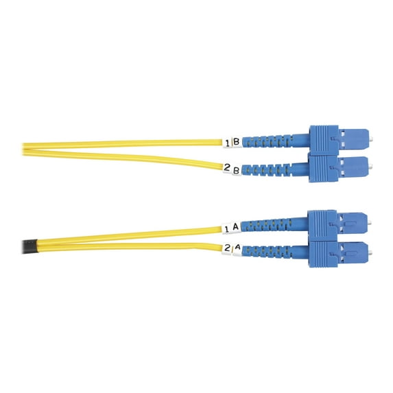 Black Box Fiber Optic Duplex Patch Network Cable FOSM005MSCSC