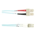 thumbnail image 1 of Black Box Value Line 10-GbE - Patch cable - SC multi-mode (M) to LC multi-mode (M) - 3 m - fiber optic - 50 micron - aqua, 1 of 2