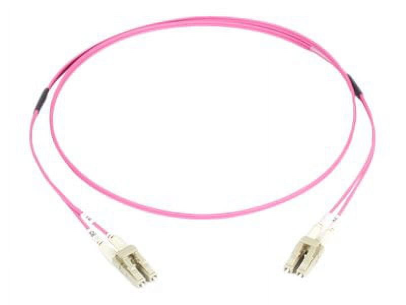 Black Box Connect - Patch cable - LC multi-mode (M) to LC multi-mode (M) - 2 m - fiber optic - duplex - 50 / 125 micron - OM4 - erika violet