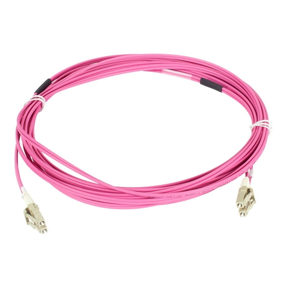 Black Box Connect - Patch cable - LC multi-mode (M) to LC multi-mode (M) - 3 m - fiber optic - duplex - 50 / 125 micron - OM4 - erika violet