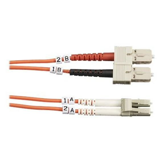 Black Box Value Line - Patch cable - SC multi-mode (M) to LC multi-mode (M) - 10 m - fiber optic - 50 / 125 micron