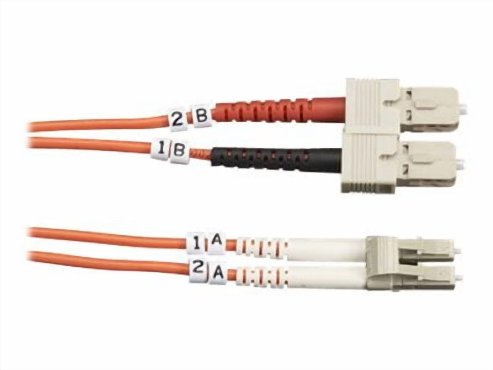 Black Box Value Line - Patch cable - SC multi-mode (M) to LC multi-mode (M) - 3 m - fiber optic - 50 / 125 micron