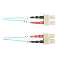 thumbnail image 1 of Black Box Value Line 10-GbE - Patch cable - SC multi-mode (M) to SC multi-mode (M) - 2 m - fiber optic - 50 micron - aqua, 1 of 2