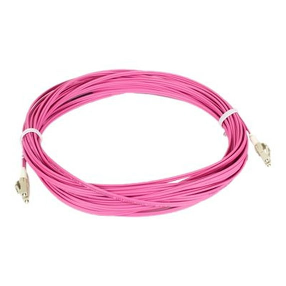 Black Box Connect - Patch cable - LC multi-mode (M) to LC multi-mode (M) - 10 m - fiber optic - duplex - 50 / 125 micron - OM4 - erika violet