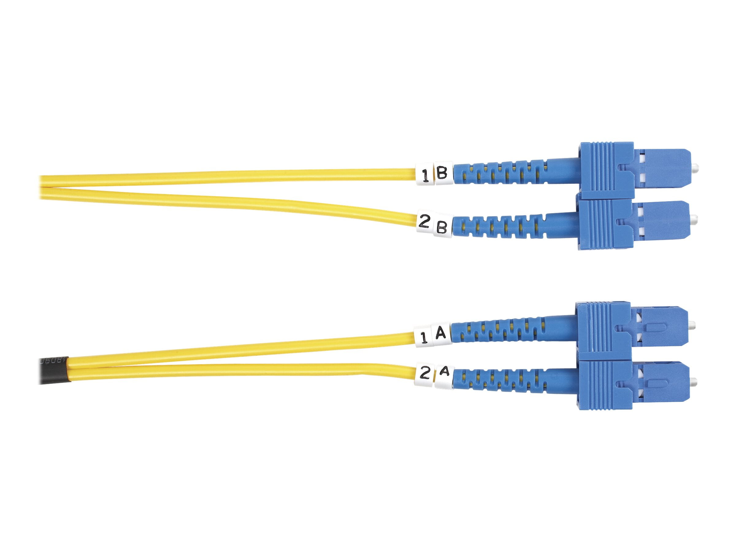 Black Box Value Line - Patch cable - SC single-mode (M) to SC single-mode (M) - 3 m - fiber optic - 9 / 125 micron
