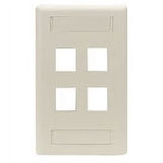 Black Box GigaStation2 4 Socket Network Faceplate