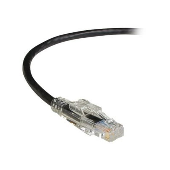Black Box GigaTrue 3 CAT6 550-MHz Lockable Patch Cable [UTP], Black, 6-ft. [1.8-m] (c6pc70-bk-06)