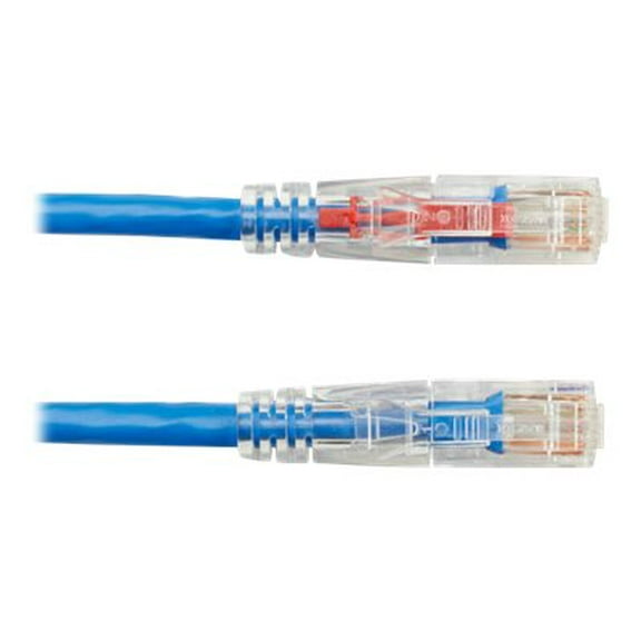 Black Box GigaTrue 3 CAT6 550-MHz Lockable Patch Cable [UTP], Blue, 2-ft. [0.6-m] (c6pc70-bl-02)