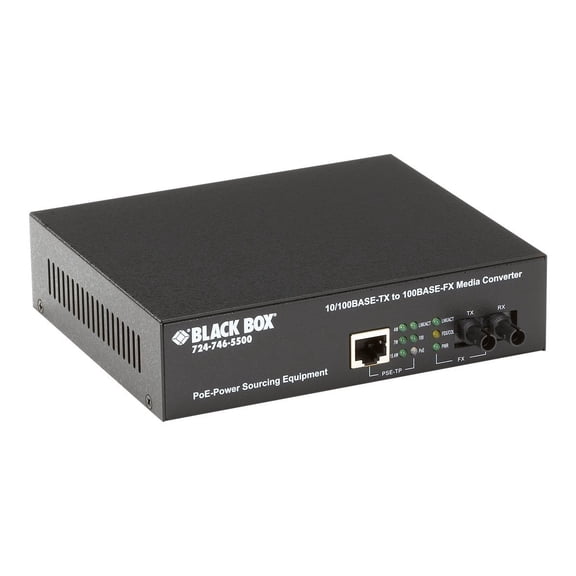 Black Boxwork Services LPM601A PoE PSE Media Converter