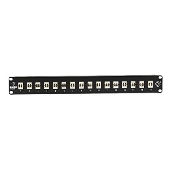 BLACK BOX NETWORK SERVICES - HIGH DENSITY FIBER OPTC ADPTER PANEL SC BLUE