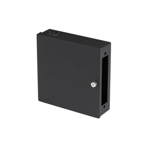 Black Box Mini Wallmount Fiber Enclosure One Adapter Panel Non-Locking