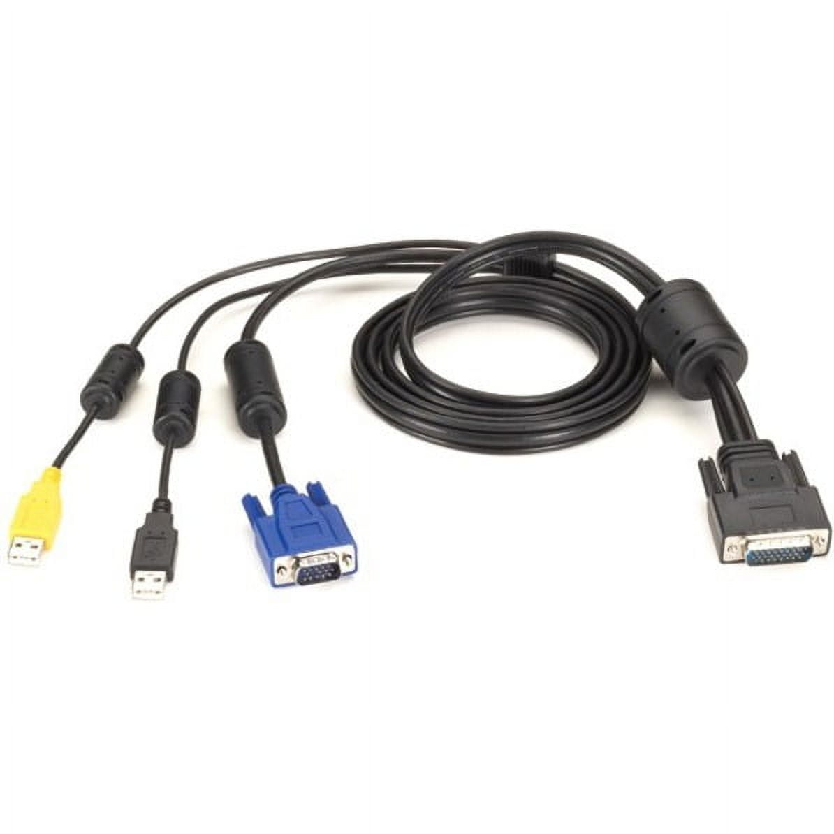 Black Box KVM Switch Cable VGA USB CAC USB to HD26 12ft. 3.7m