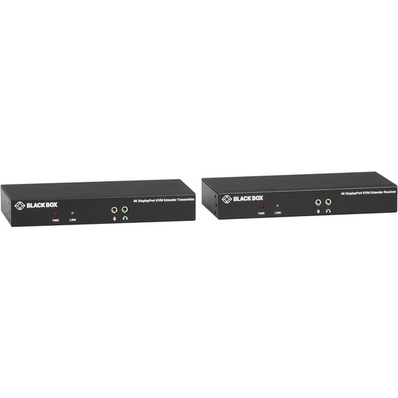 Kvm Extender Over Fiber - 4K, Single-Head, Displayport, Usb 2.0 Hub, Serial, Aud