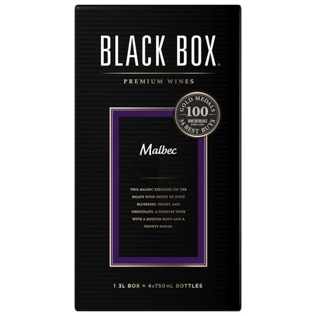 Black Box Malbec Red Wine, 3 L Box