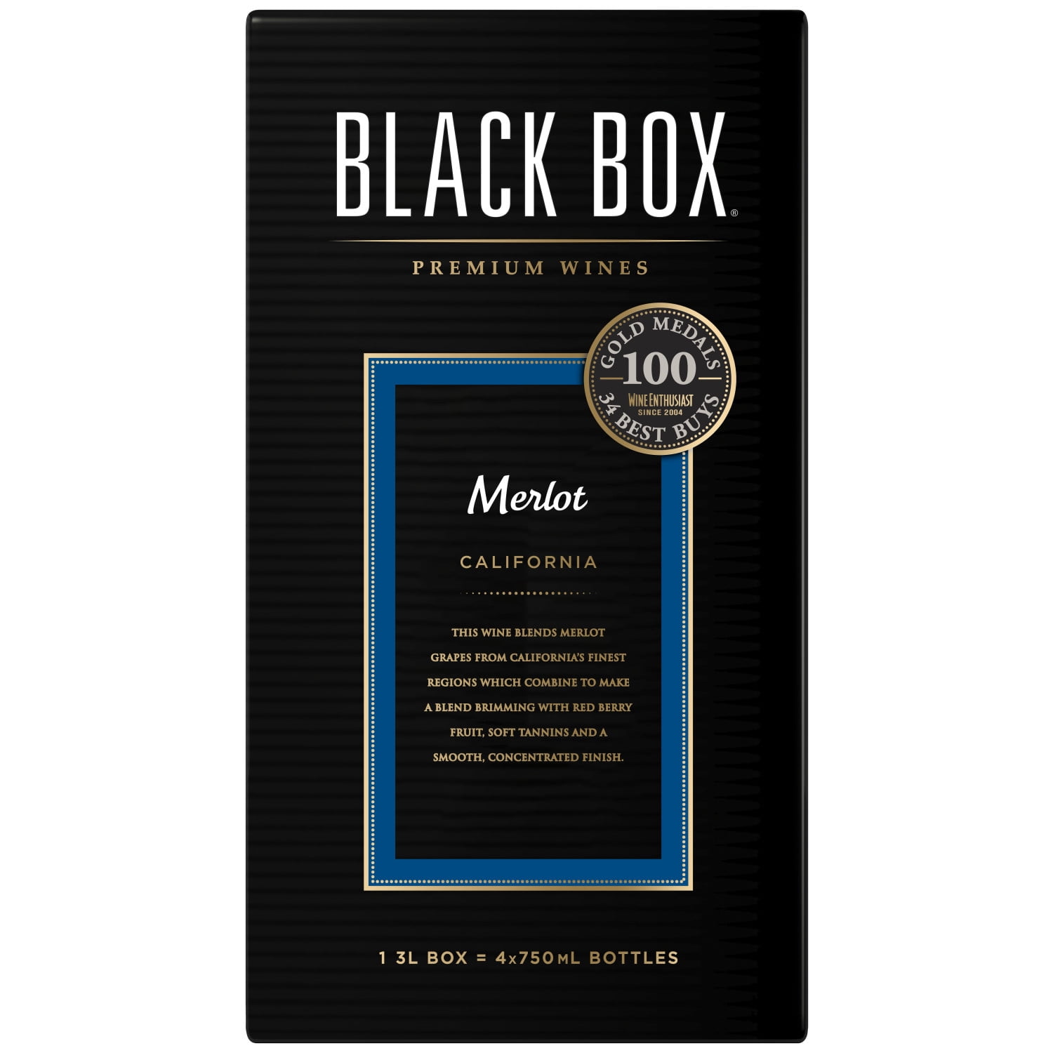 Black Box Merlot Red Wine, 3 L Box - Walmart.com