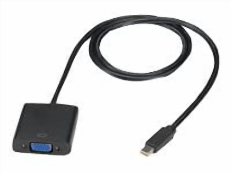 Black Box Mini Displayport To Vga Cable, Mf, 3-ft. [0.9-m] - Displayport/vga For Monitor, Projector, Tablet, Audio/video Device - 2.95 Ft - 1 X Mini Displayport Male Digital (envmdpvga-0003-mf)