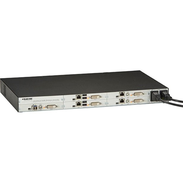 Black Box Network 6-Port DKM Modular Card Chasis ACXMODH6FPACR2 ...