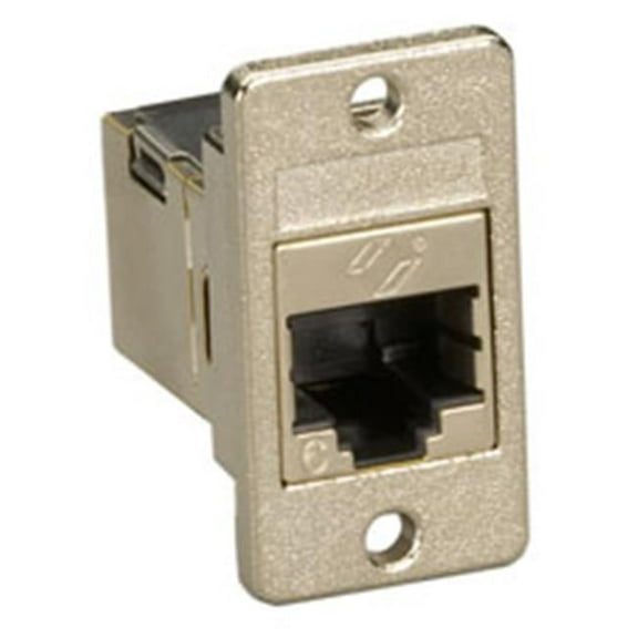 Black Box Network Services  CAT6 RJ-45 Panel-Mount Couplers - Silver