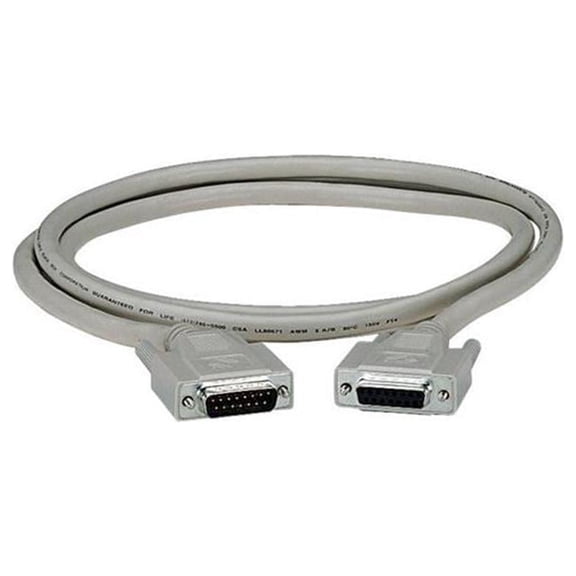 Black Box 50ft DB15 Thumbscrew Cable Male/Female EGM16T-0050-MF