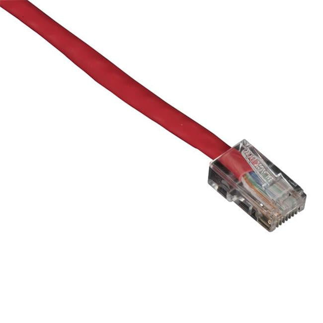 Black Box Network Services EVNSL53-0001 GigaBase 350 CAT5e Patch Cable, Red - Basic Connectors