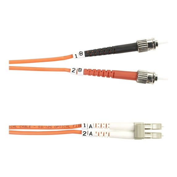 Black Box Value Line - Patch cable - ST multi-mode (M) to LC multi-mode (M) - 1 m - fiber optic - 50 / 125 micron