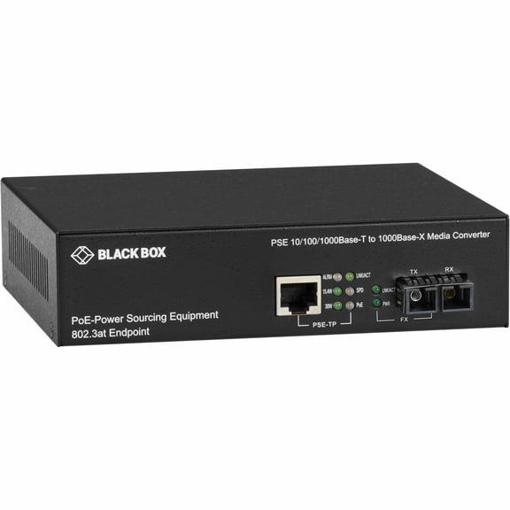 Black Box LPS500AMMSCR3 Transceiver/Media Converter