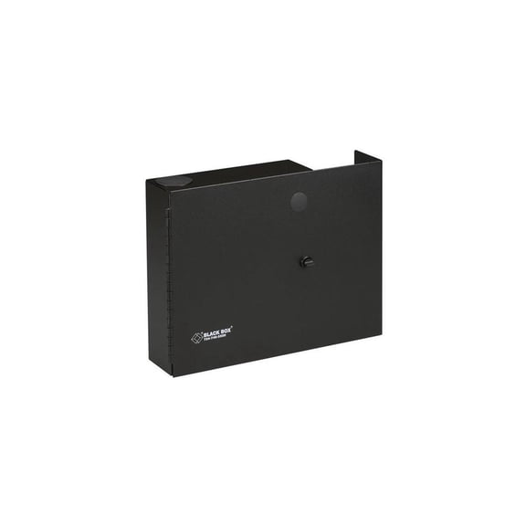 Black Box JPM400A-R2 Wall Mount Non-Locking 2-Slot Fiber Optic Enclosure Panel