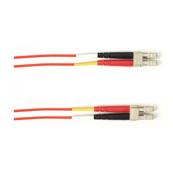 Black Box Network Services FOCMRM4-003M-LCLC-RD Fiber Optic Duplex Patch Cable 3m