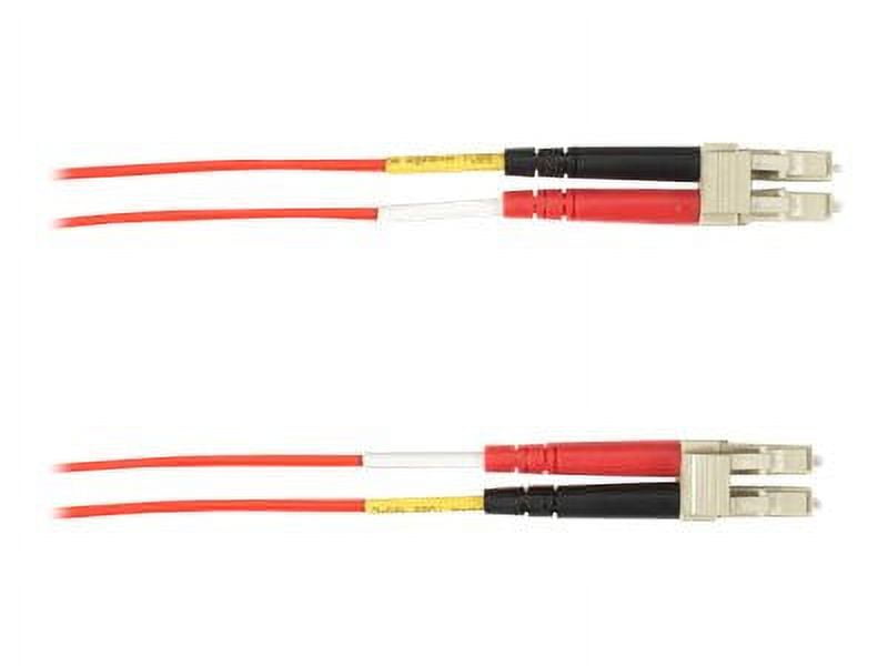 Black Box - Patch cable - LC multi-mode (M) to LC multi-mode (M) - 3 m - fiber optic - duplex - red