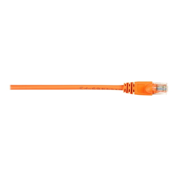 Black Box - Patch cable - RJ-45 (M) to RJ-45 (M) - 25 ft - UTP - CAT 6 - molded, snagless, stranded - orange