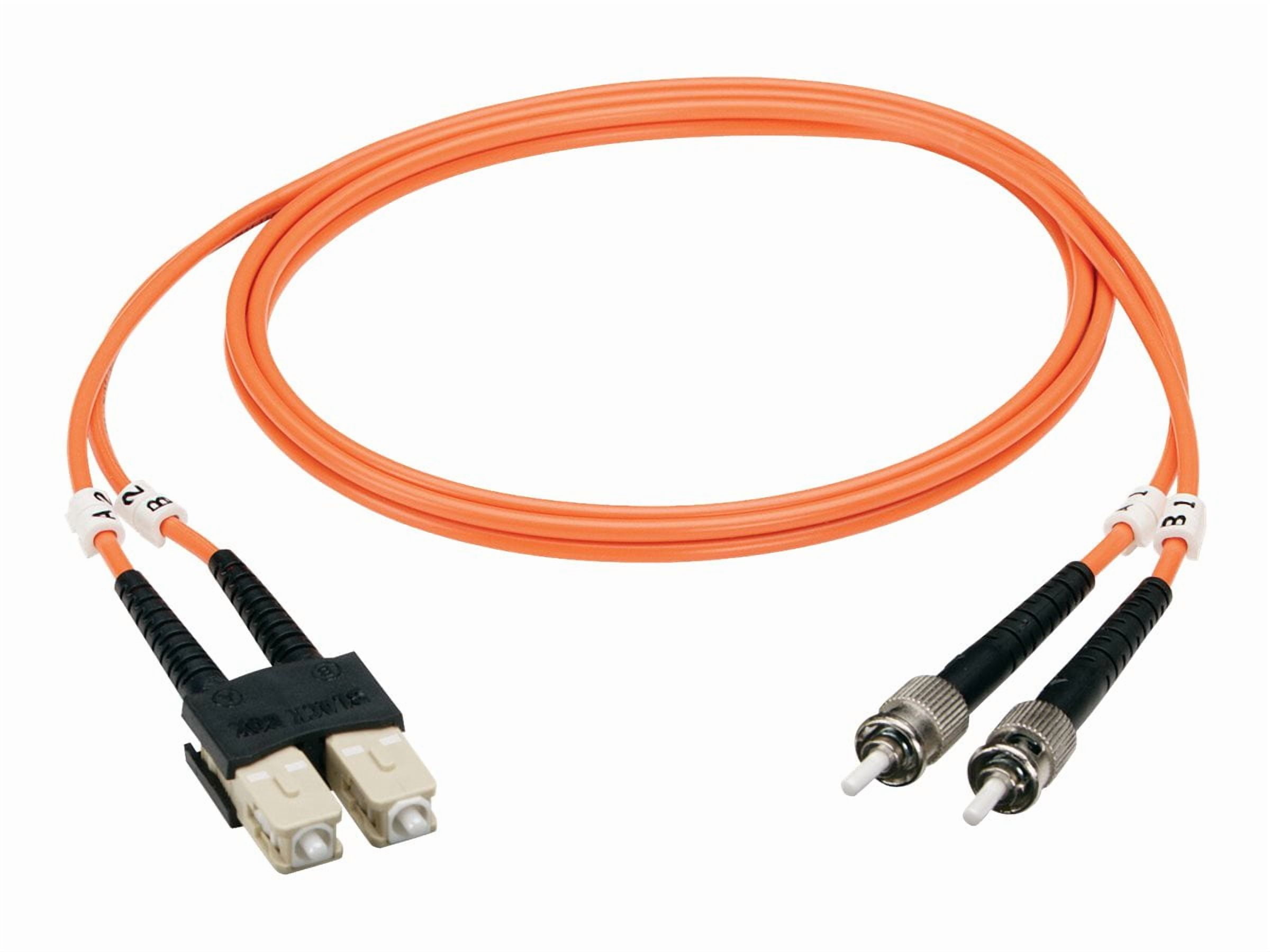 Black Box - Patch cable - SC multi-mode (M) to ST multi-mode (M) - 10 m - fiber optic - 62.5 / 125 micron - riser