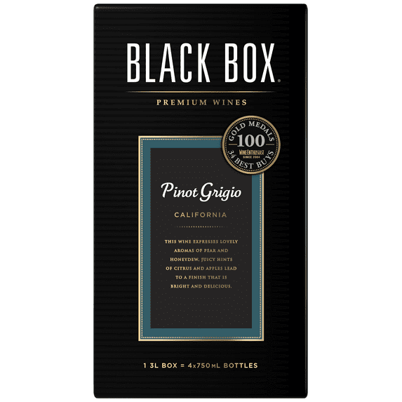 Black Box Pinot Grigio White Wine, 3L Box