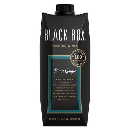 Black Box Pinot Grigio White Wine, 500 mL Carton