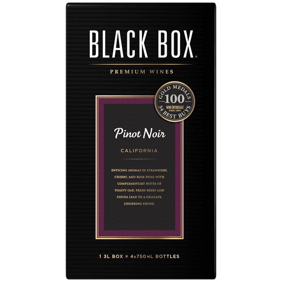 Black Box Pinot Noir Red Wine, 3L Box, 13.5% ABV