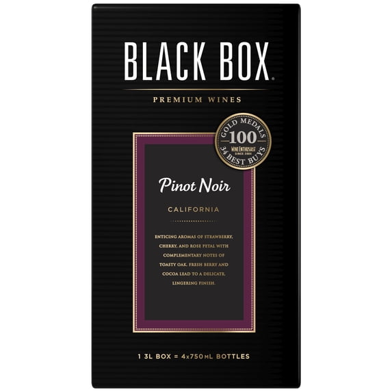 Black Box Pinot Noir Red Wine, 3 L Box
