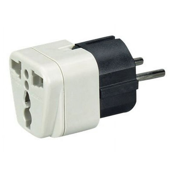Black Box Power Plug Adapter - Us To Europe, Middle East, Africa, Asia, And South America, Gsa, Taa (MC167A)