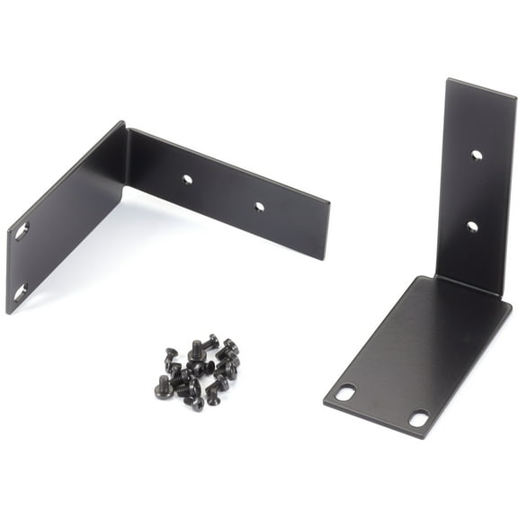 Black Box Rack Mount for KVM Switch - Black - TAA Compliant (KV0004ARMK)