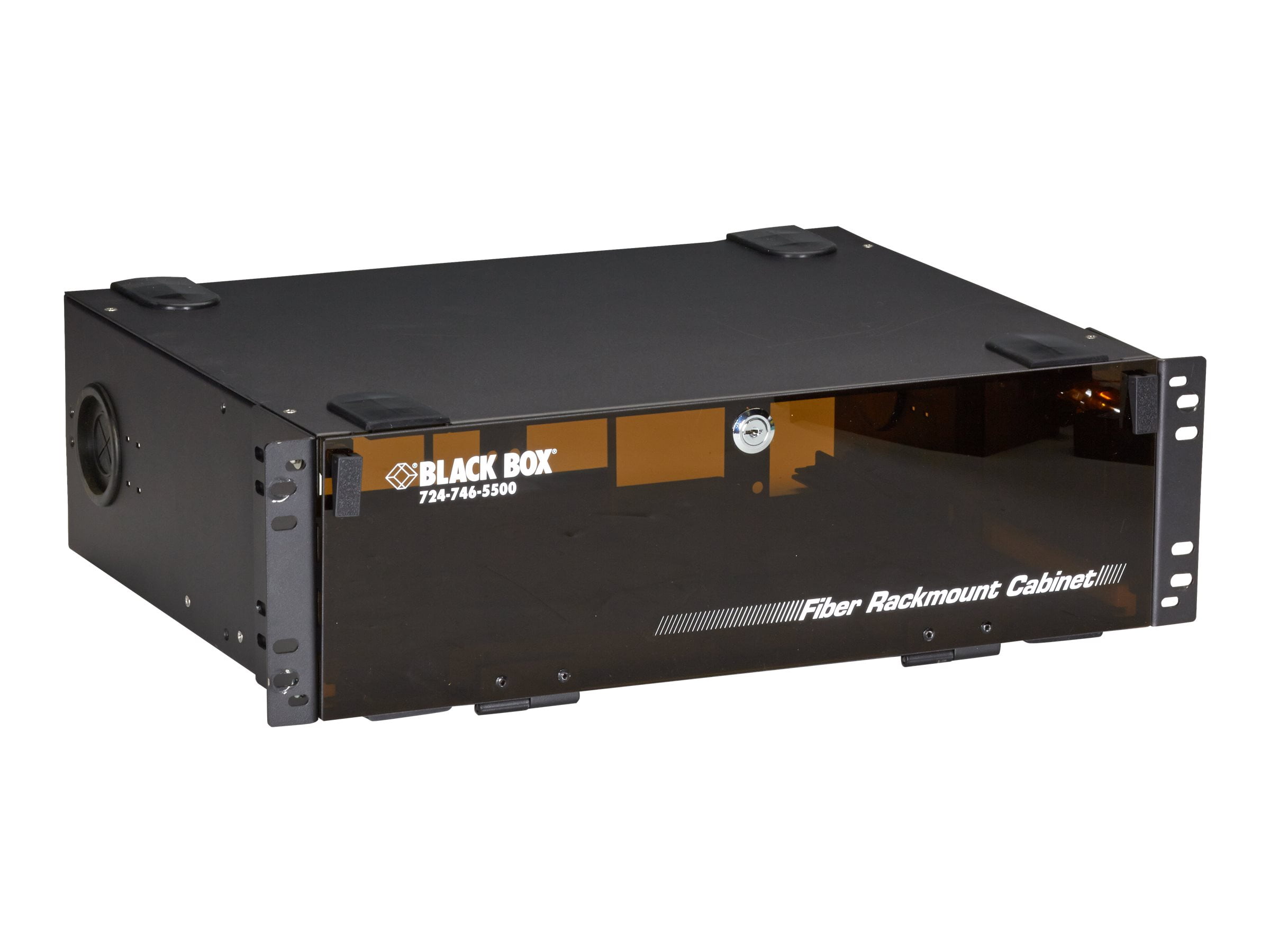 Black Box Rackmount Fiber Enclosure - Rack cable enclosure - 3U - 19 ...