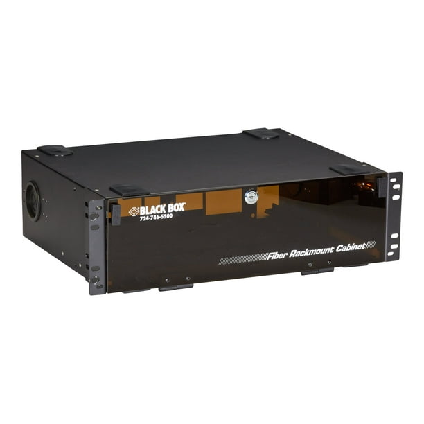 Black Box Rackmount Fiber Enclosure - Rack cable enclosure - 3U - 19 ...