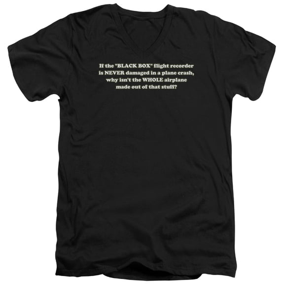 - Black Box Recorder - Slim Fit V Neck Shirt - Medium