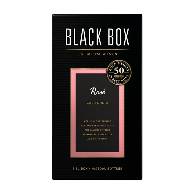 Black Box Rose Blush Wine, 3 L Box Wine