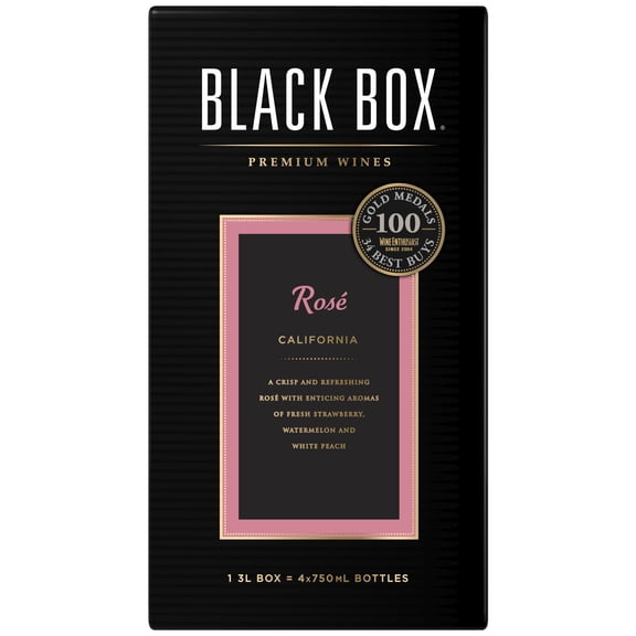 Black Box Rose Wine, 3 L Box